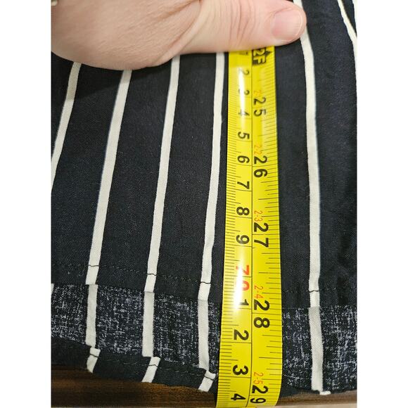 Andree by Unit Embroidered Floral Striped Sleeveless Sz 1X Trapeze Tank - Picture 7 of 7